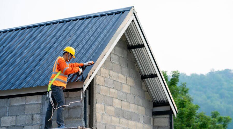 Professional metal roof installation in New Hope, KY